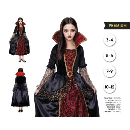 cospty - VAMPIRESA MAGIC - Disfraz de Vampiresa Mágica para Niña