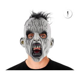 Mascara Latex Zombie Punky – Máscara Unisex | Cospty