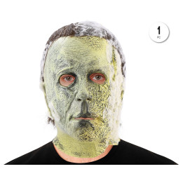 Masque Latex Tueur Hockey Classique avec Taches Usees - Halloween Horr