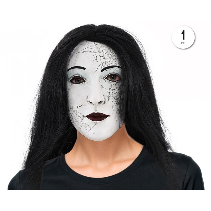 Mascara Latex Chica Siniestra – Máscara Unisex | Cospty