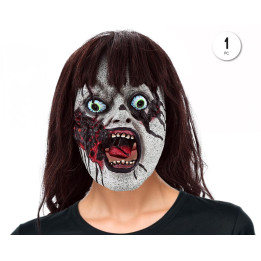 Mascara Latex Chica Exorcista – Máscara Unisex | Cospty