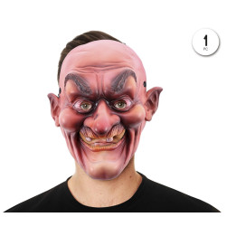Masque Latex Sorciere Malveillante Tete Entiere avec Visage Vert et Ca