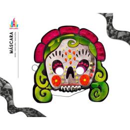 Mascara Metalica Skull Niña – Máscara Unisex | Cospty