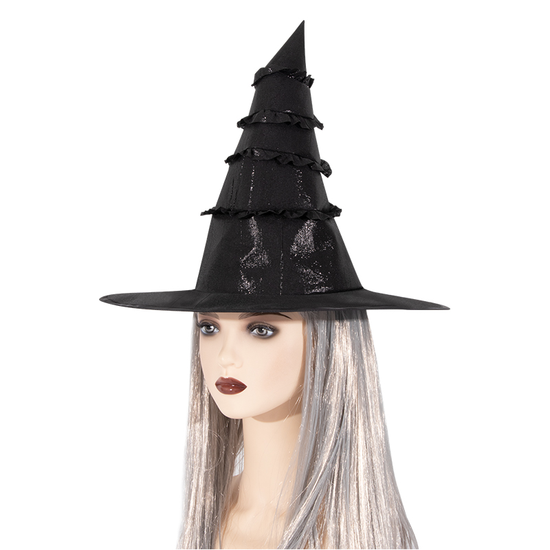 Halloween Witch Hat, Lolita Goth Lolita Style Wide Brim Headdress, Elegant Dark Girl Headpiece For Cosplay, Party, Masquerade, Suitable For Daily Party And Halloween Costume