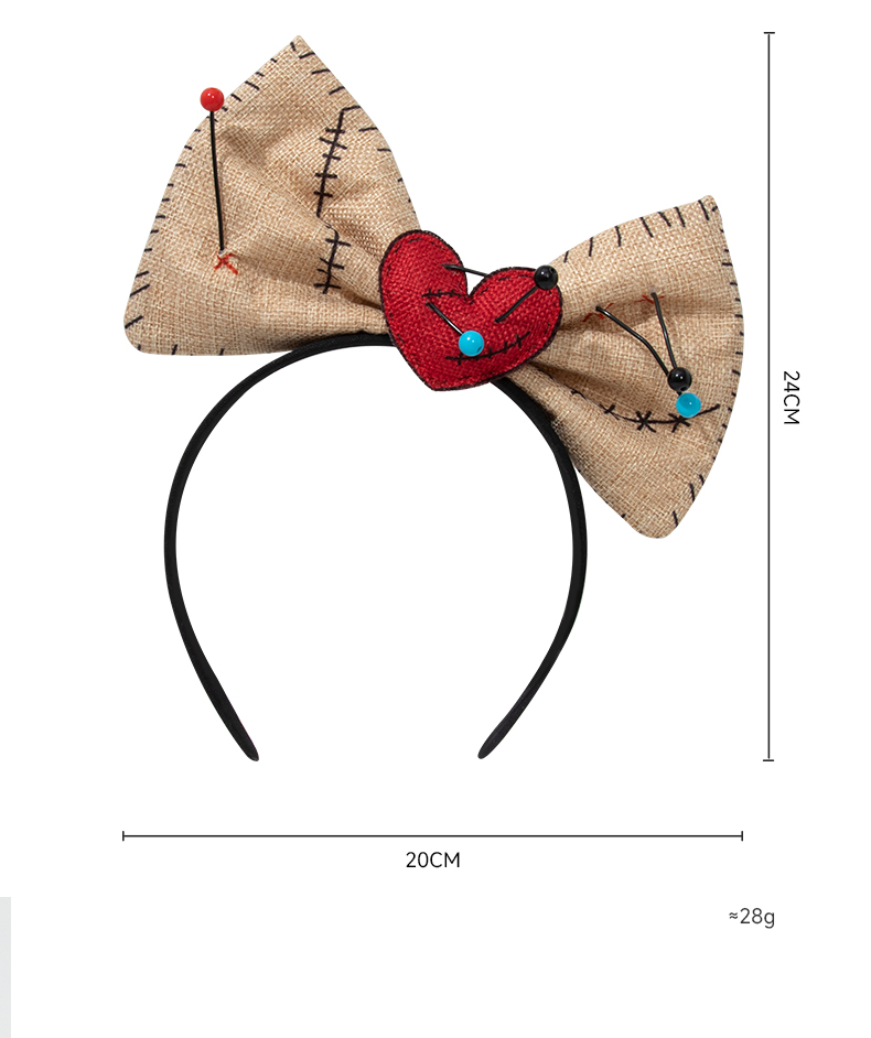 Halloween WOODOO doll necklaces, headbands, costumes, accessories, props, cosplay performance costumes, hair accessories