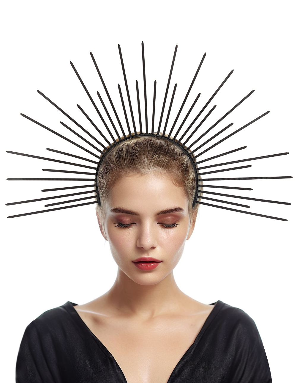 Exaggerated Sun God tie headband headwear for Halloween COSPLAY parties in Europe and America