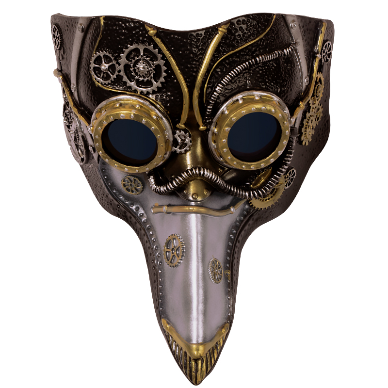 RP Steampunk Plague Doctor, Bird-Beak Mask, Halloween Party cosplay Costume Props wholesale