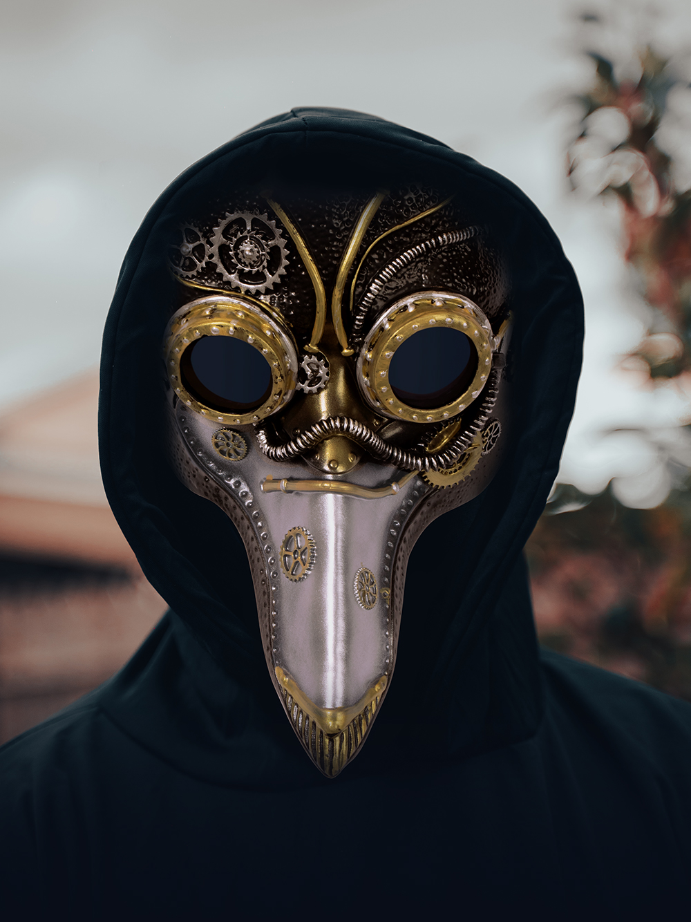 RP Steampunk Plague Doctor, Bird-Beak Mask, Halloween Party cosplay Costume Props wholesale