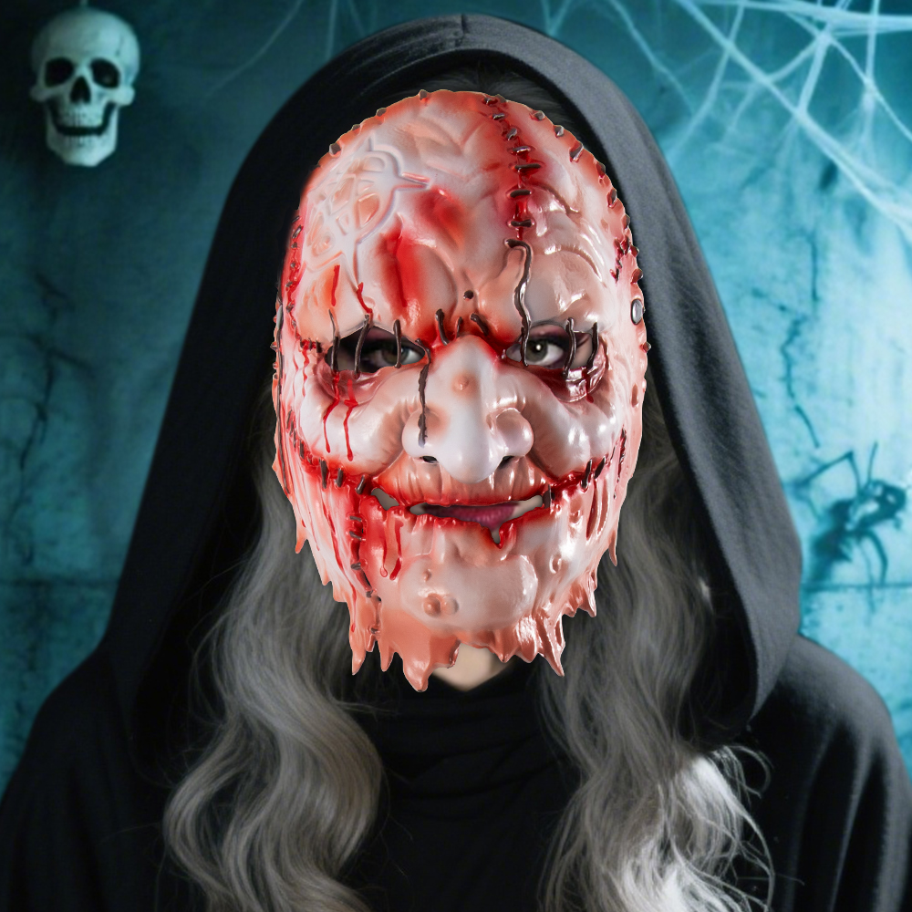 New Halloween horror witch mask COSPLAY props, festival costume RP mask, three-dimensional and realistic mask