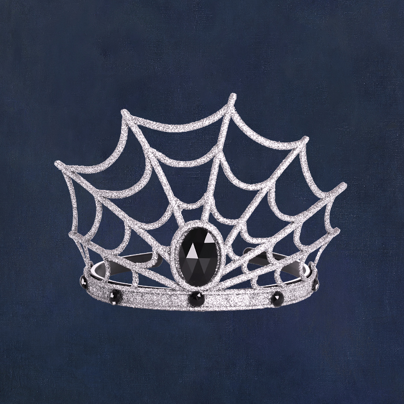 Halloween Spider Queen Crown Non-fading Pink Cosplay Festival Prop Masquerade Ball