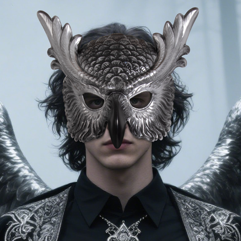 New carnival props, owl masks, festival cosplay props, atmosphere, dance party outfits