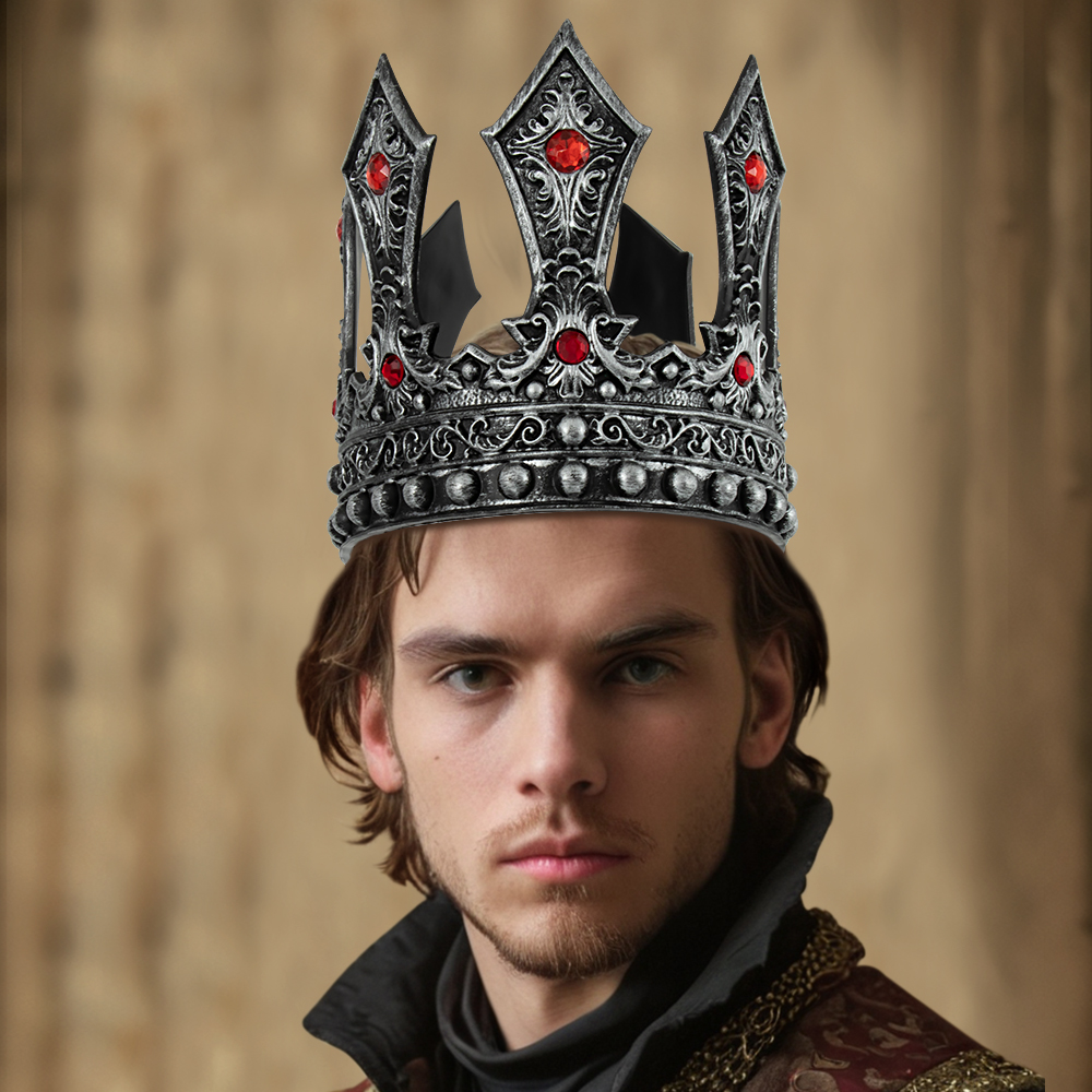 New Halloween European and American court performance retro luxurious king's crown COSPLAY prop headwear