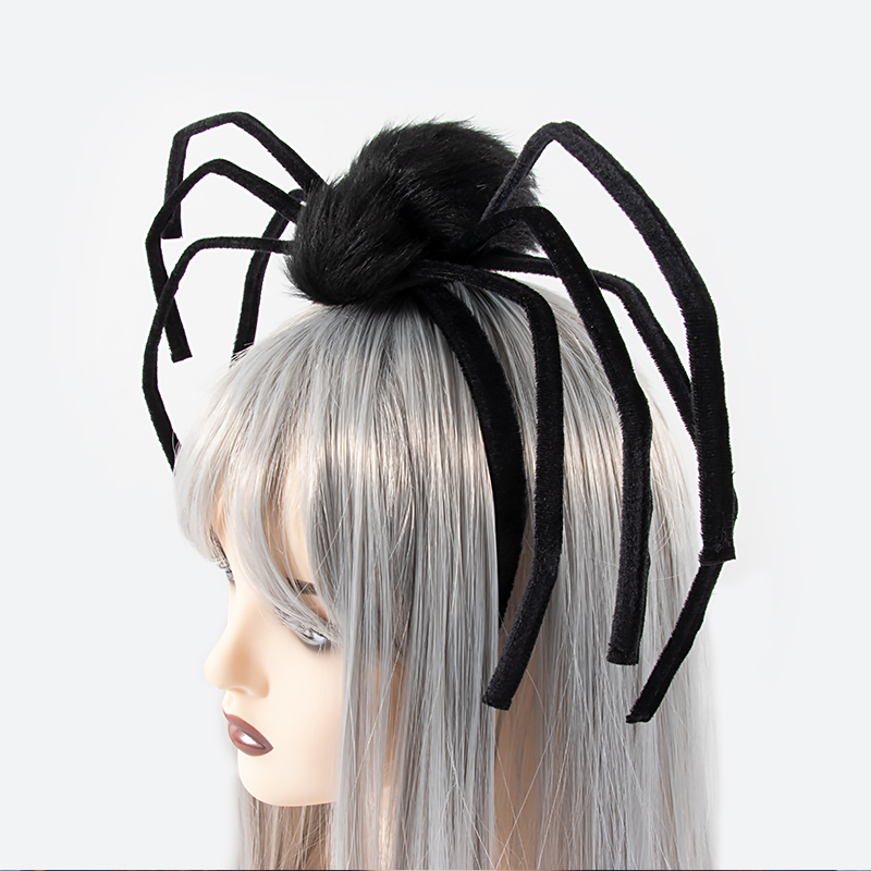 European and American Halloween headwear, funny hair bands, Ghost Festival cosplay accessories, spider Queen hair buckles