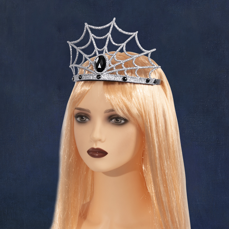 Halloween Spider Queen Crown Non-fading Pink Cosplay Festival Prop Masquerade Ball