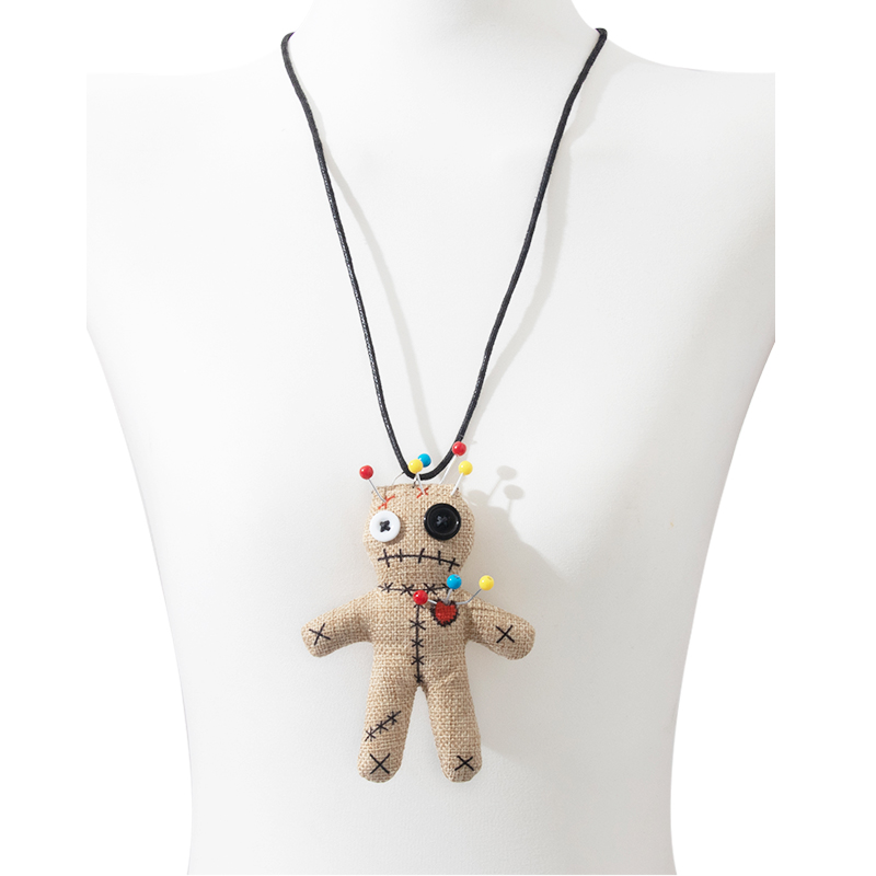 Halloween WOODOO doll necklaces, headbands, costumes, accessories, props, cosplay performance costumes, hair accessories