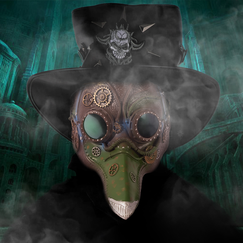 RP Steampunk Plague Doctor, Bird-Beak Mask, Halloween Party cosplay Costume Props wholesale