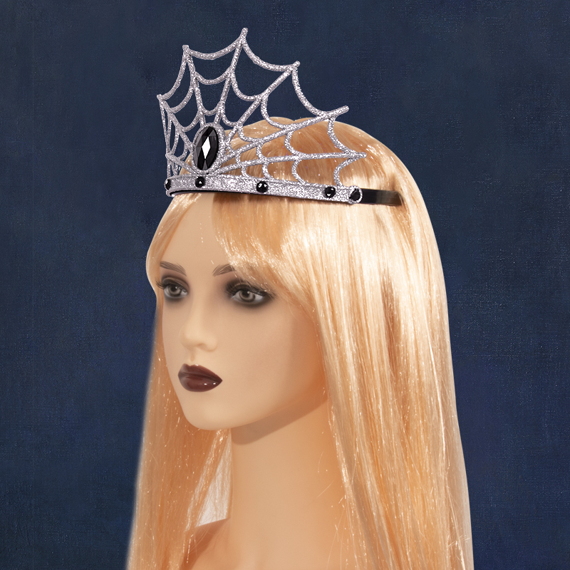 Halloween Spider Queen Crown Non-fading Pink Cosplay Festival Prop Masquerade Ball
