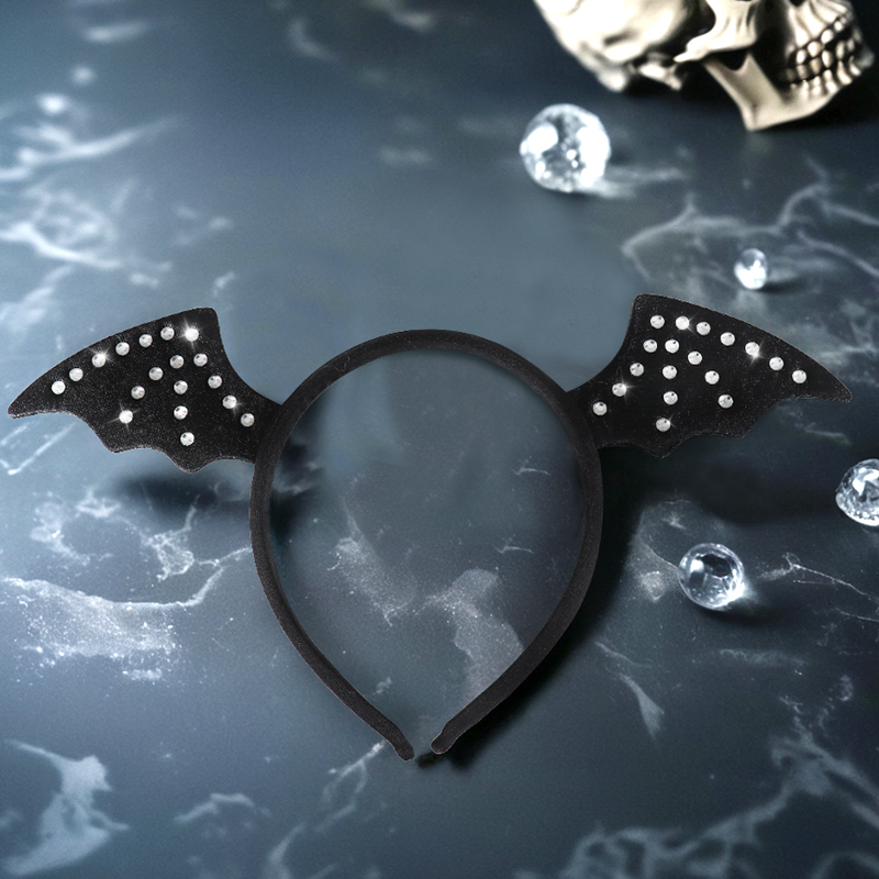 HALLOWEEN with diamond bat wings hairband set, sm costume props, cos party ball