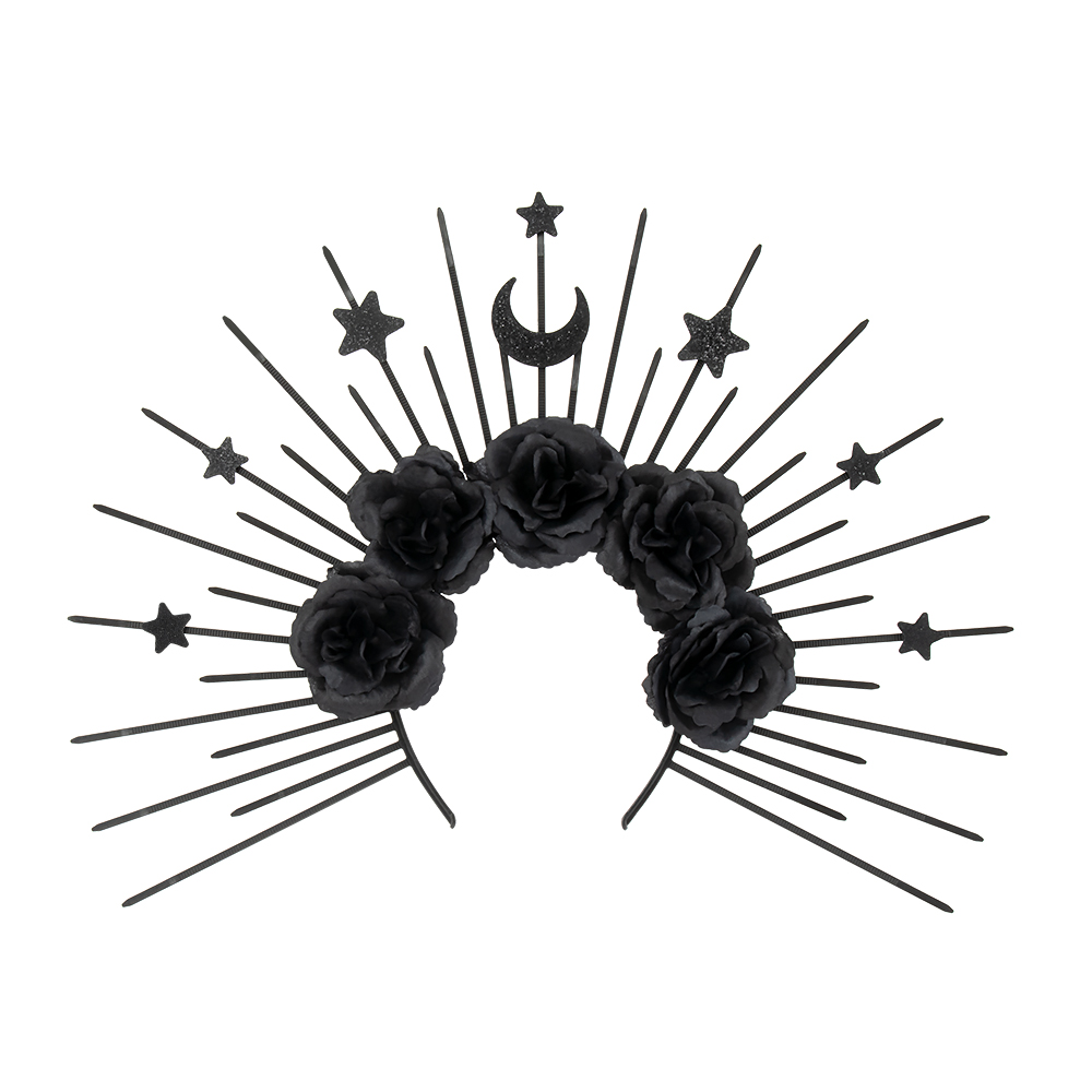 Cross-border wholesale of Sun God Star Moon hair clips, Gothic hair accessories, retro European and American clothing, cos accessories and props