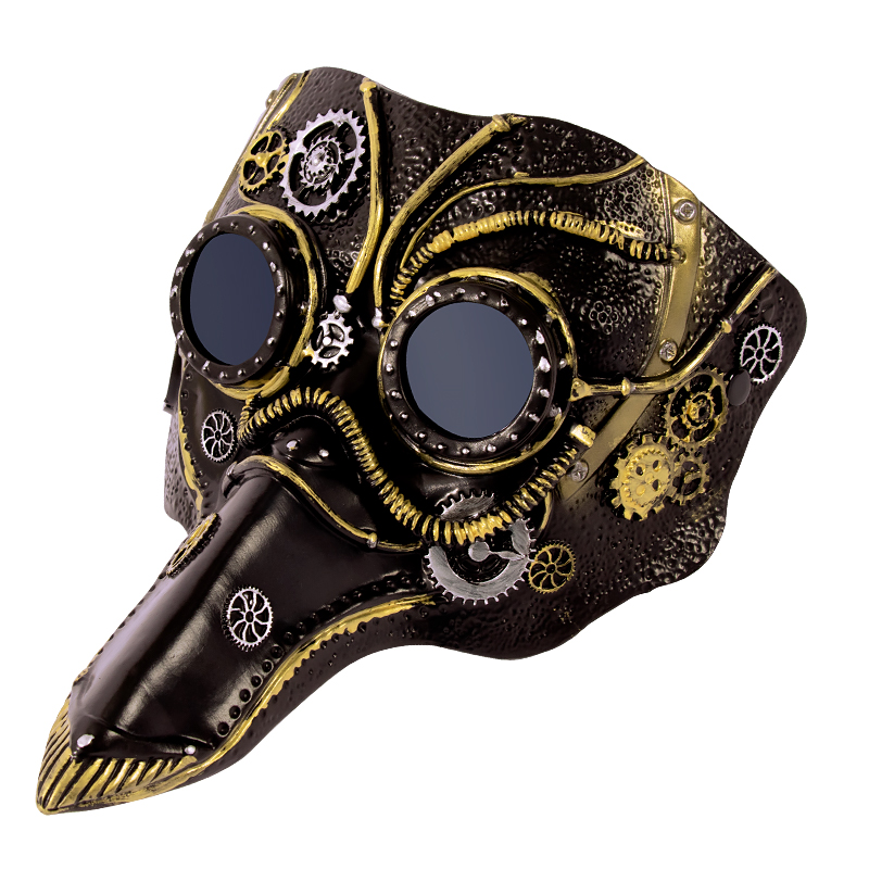 RP Steampunk Plague Doctor, Bird-Beak Mask, Halloween Party cosplay Costume Props wholesale