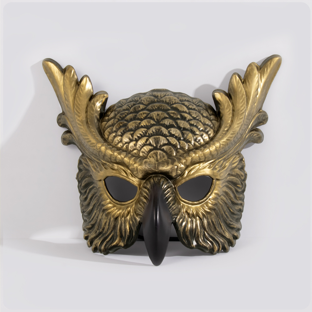 New carnival props, owl masks, festival cosplay props, atmosphere, dance party outfits