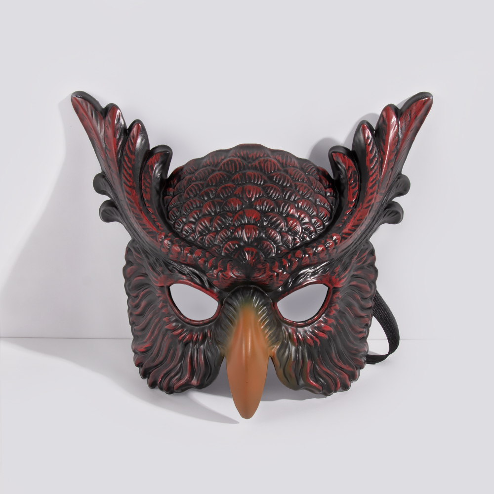 New carnival props, owl masks, festival cosplay props, atmosphere, dance party outfits