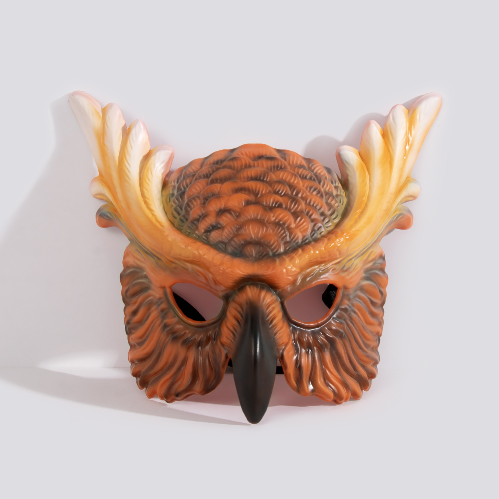 New carnival props, owl masks, festival cosplay props, atmosphere, dance party outfits