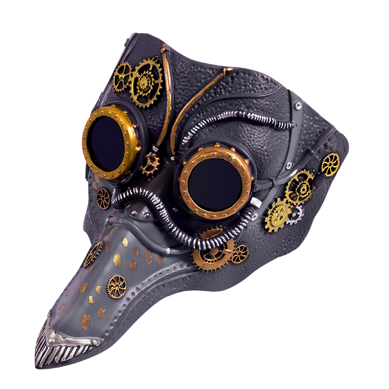 RP Steampunk Plague Doctor, Bird-Beak Mask, Halloween Party cosplay Costume Props wholesale