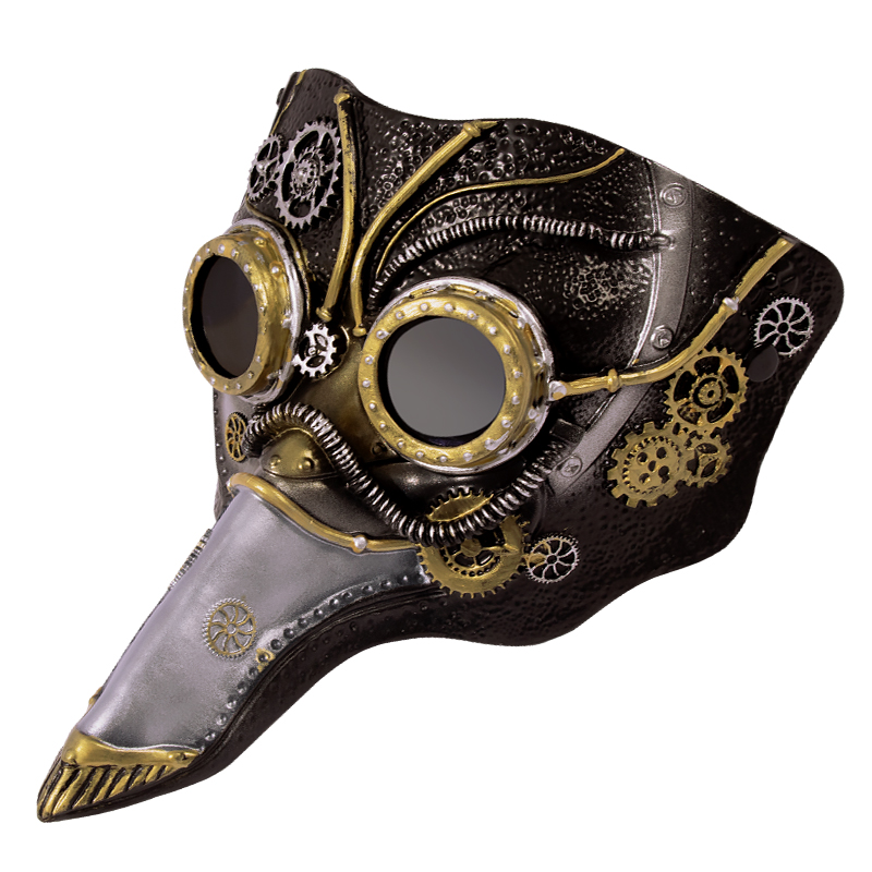 RP Steampunk Plague Doctor, Bird-Beak Mask, Halloween Party cosplay Costume Props wholesale