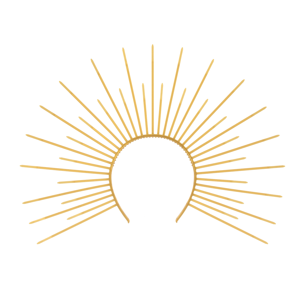 Exaggerated Sun God tie headband headwear for Halloween COSPLAY parties in Europe and America