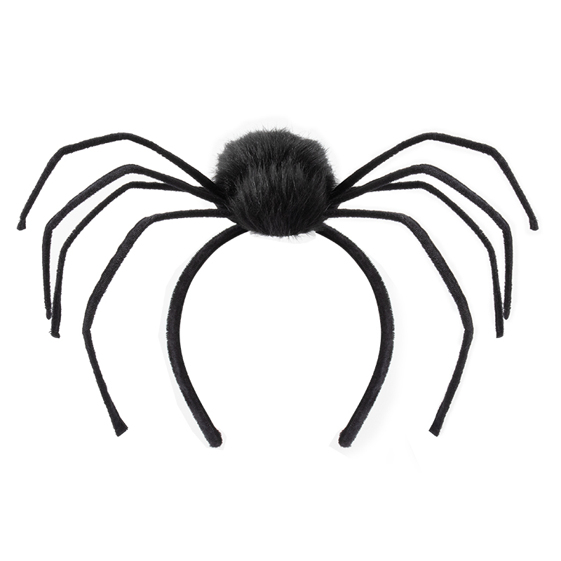 European and American Halloween headwear, funny hair bands, Ghost Festival cosplay accessories, spider Queen hair buckles