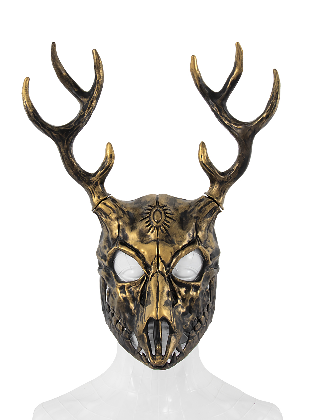 New RP Sheep bone antler mask detachable alien character props Halloween cosplay accessories cross-border wholesale