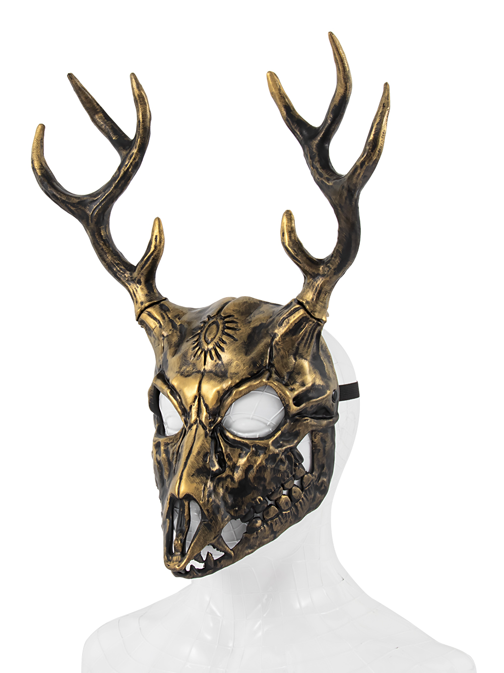 New RP Sheep bone antler mask detachable alien character props Halloween cosplay accessories cross-border wholesale