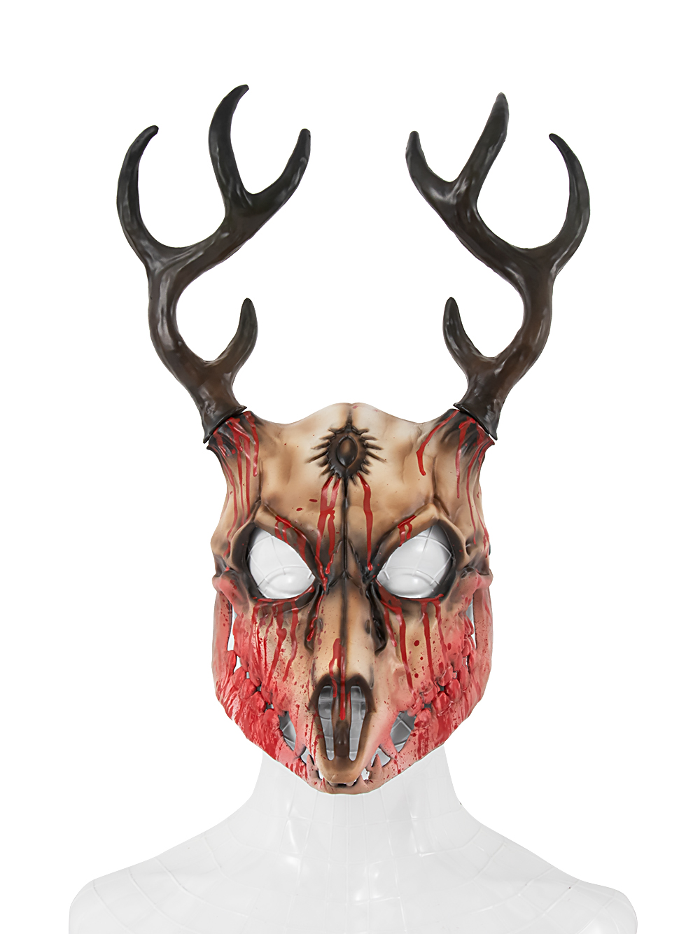 New RP Sheep bone antler mask detachable alien character props Halloween cosplay accessories cross-border wholesale