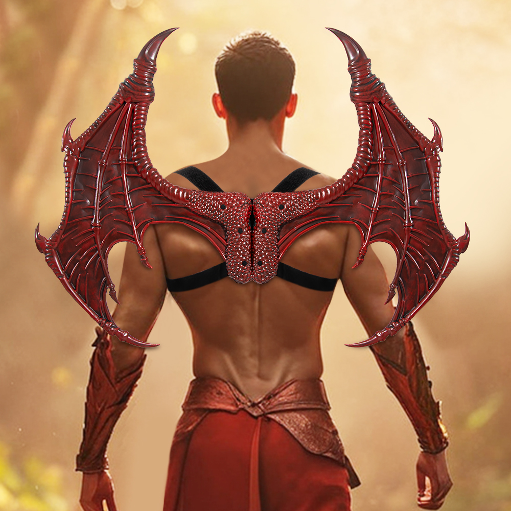 Upgrade RP Adult Dragon Wings Halloween Daily cosplay performance costume props for men