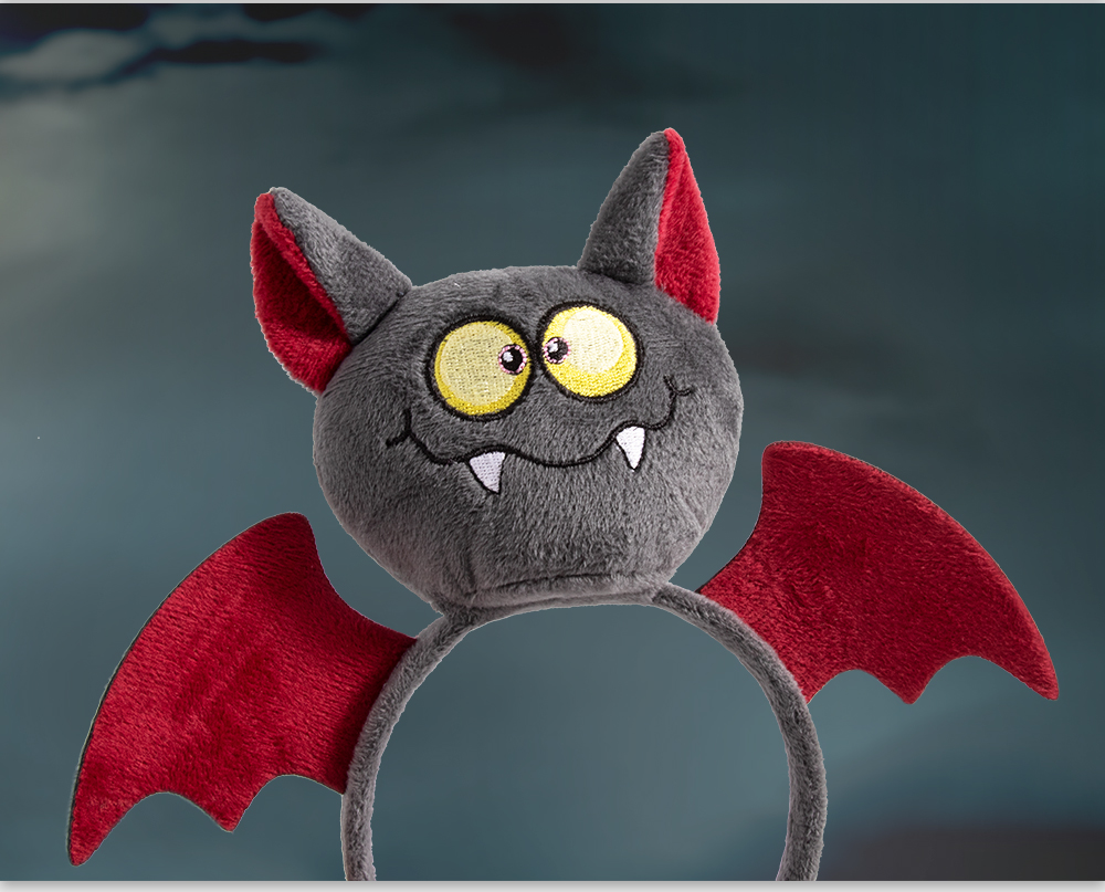New Halloween cotton-filled pumpkin, spider, bat headband, party, dance, festival hair accessories and props