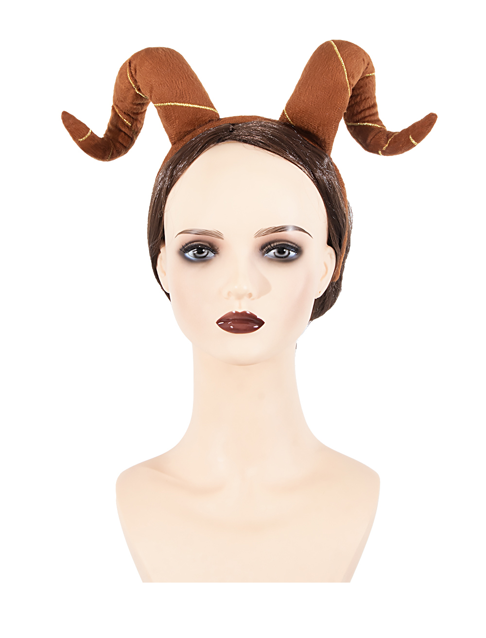 Halloween cotton horn foldable headband headwear, party dance, performance costume, festival cosplay props