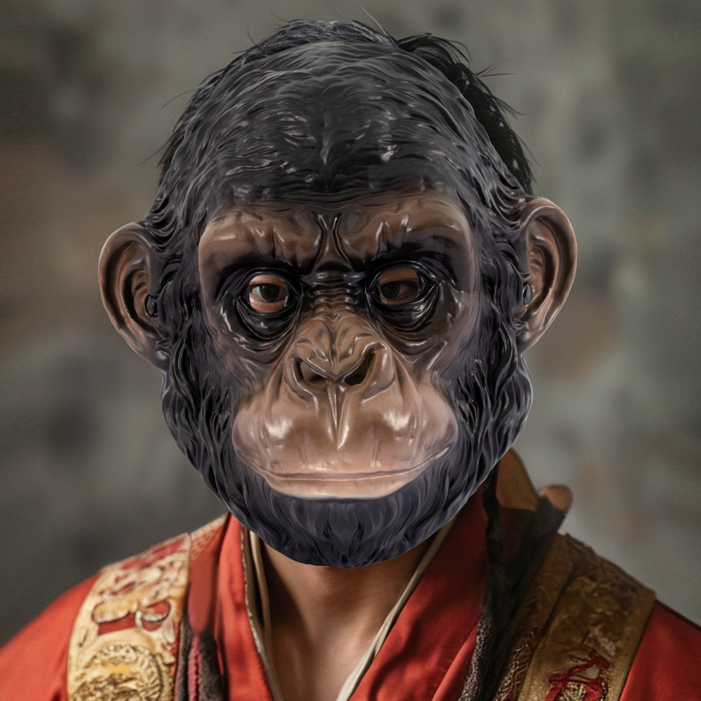 Halloween Black Myth Wukong Mask, Qitian Dasheng Headgear, Funny Monkey Game Props and Peripheral products