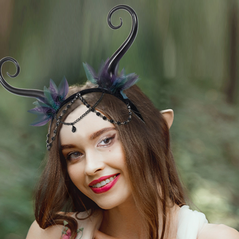 Flower Fairy Fairy Antennae Hair Band Forest-themed fantasy COSPLAY hair accessory hair band
