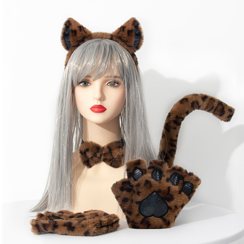 New Japanese-style handmade cat set accessories cosplay comic exhibition cat girl cat paw gloves cat ear headbands