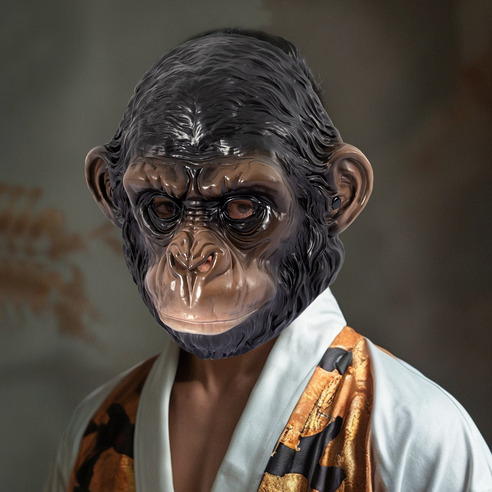 Halloween Black Myth Wukong Mask, Qitian Dasheng Headgear, Funny Monkey Game Props and Peripheral products