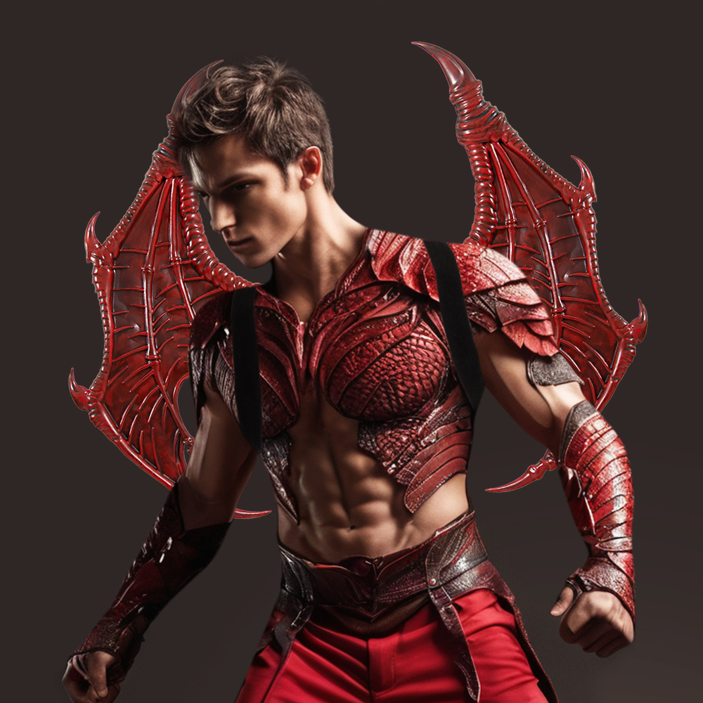 Upgrade RP Adult Dragon Wings Halloween Daily cosplay performance costume props for men