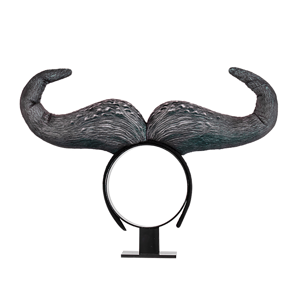 Halloween cotton horn foldable headband headwear, party dance, performance costume, festival cosplay props