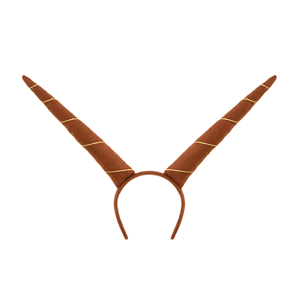Halloween cotton horn foldable headband headwear, party dance, performance costume, festival cosplay props