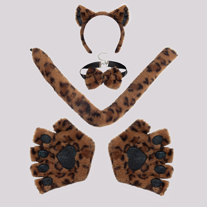 New Japanese-style handmade cat set accessories cosplay comic exhibition cat girl cat paw gloves cat ear headbands