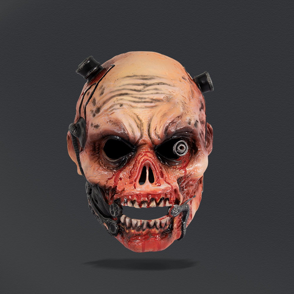 Halloween RP Zombie horror mask Headgear, realistic and three-dimensional festival party costume props