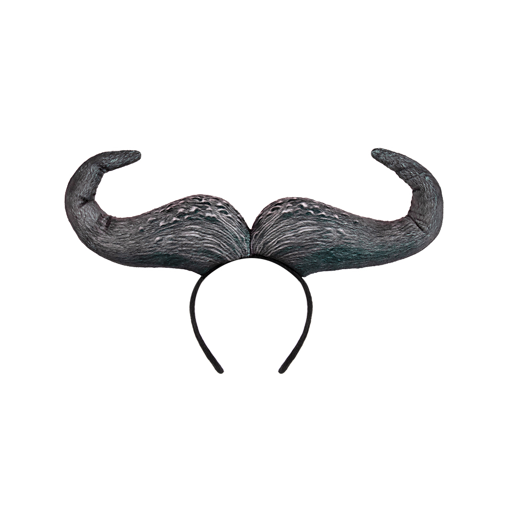 Halloween cotton horn foldable headband headwear, party dance, performance costume, festival cosplay props