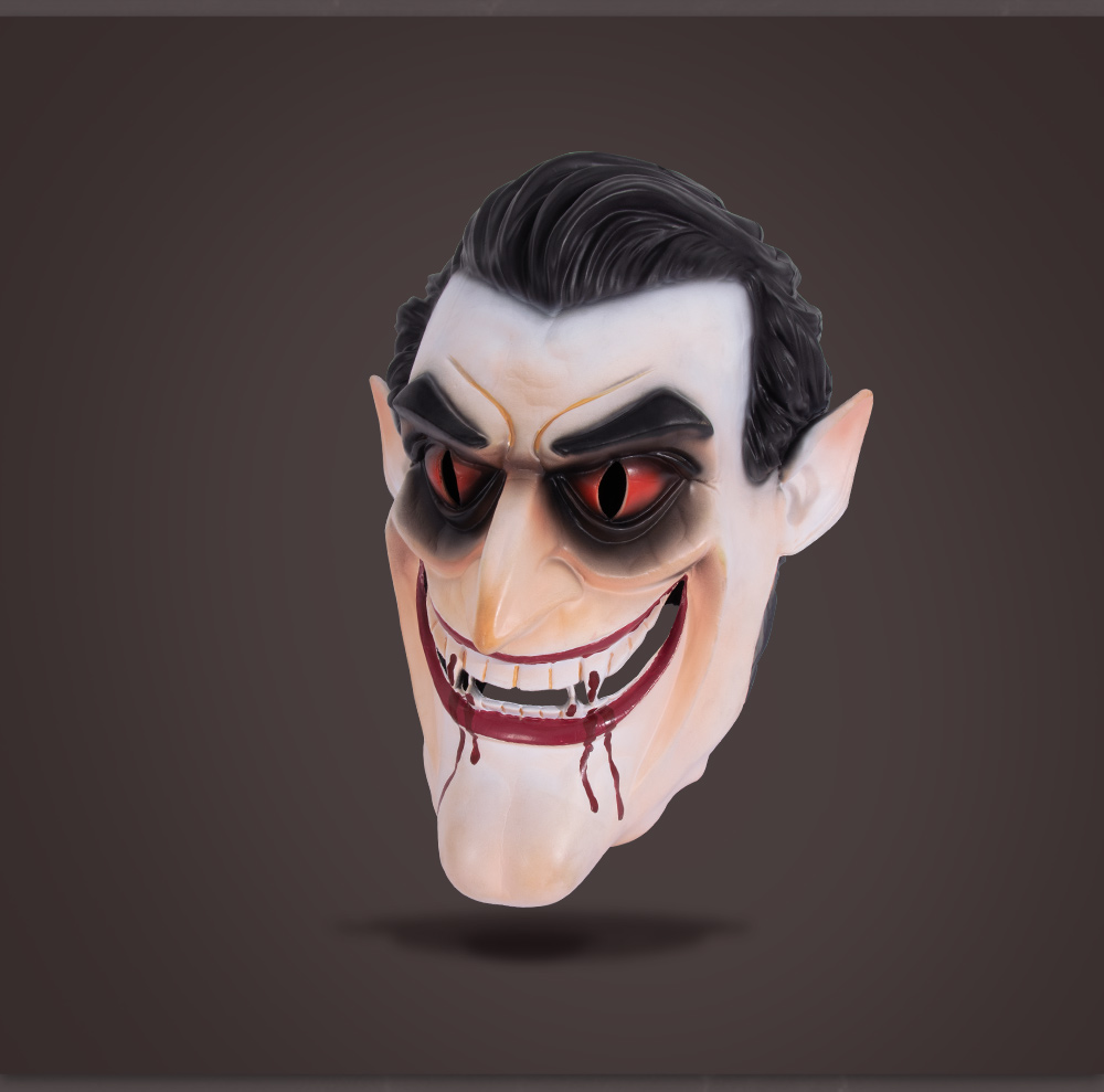 Halloween Horror Elf Hotel Vampire Dracula Headgear Stage Performance Comic Exhibition Cosplay Headgear mask