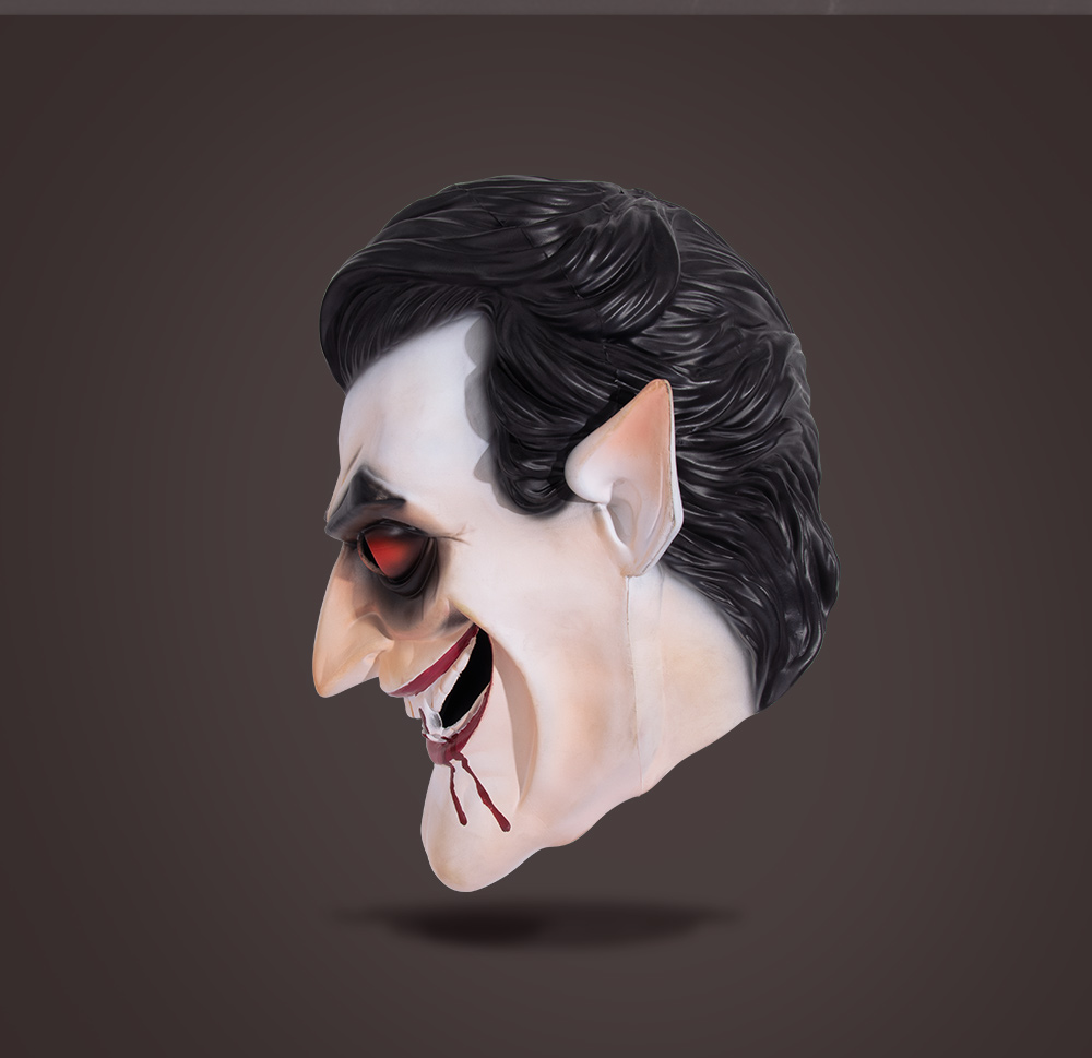 Halloween Horror Elf Hotel Vampire Dracula Headgear Stage Performance Comic Exhibition Cosplay Headgear mask