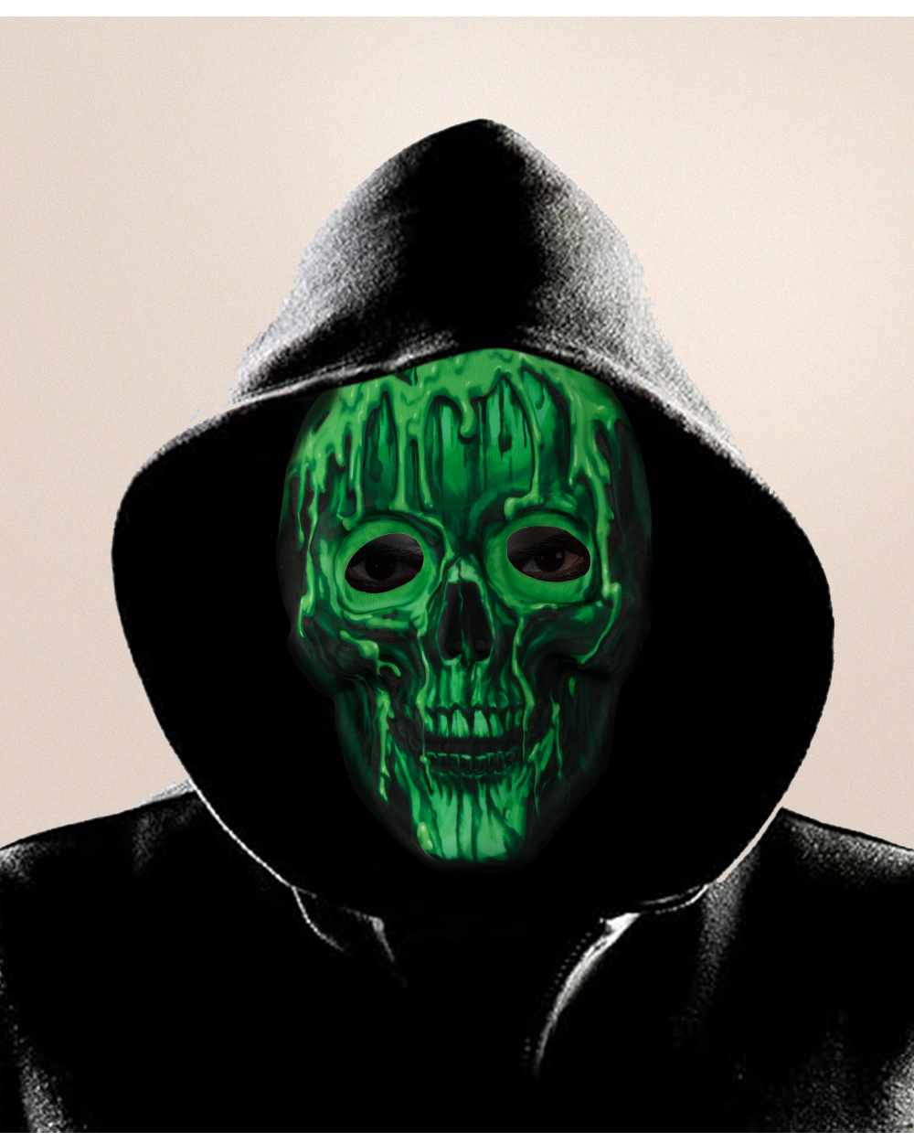 Halloween Horror Night Light Skull Mask Dance Party Moonlight Palpitations Headgear European and American style
